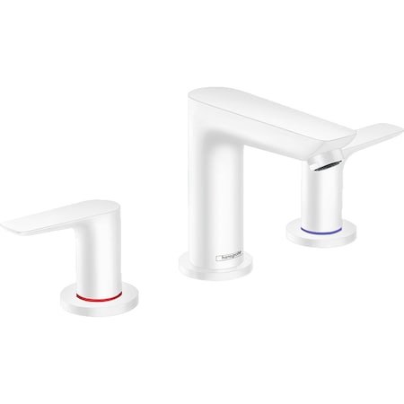 Talis E Widespread Faucet 150 With Pop-Up Drain, 1.2 Gpm In Matte White
